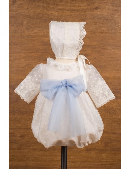 Pelele Muselina Topos con Capota