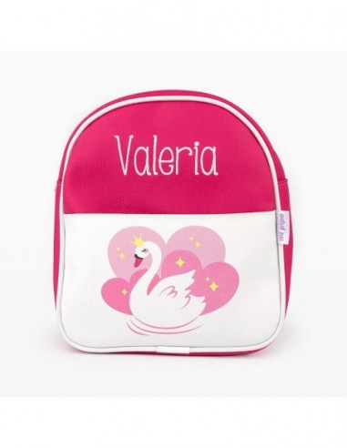 Mochila Cisne Fucsia Personalizada