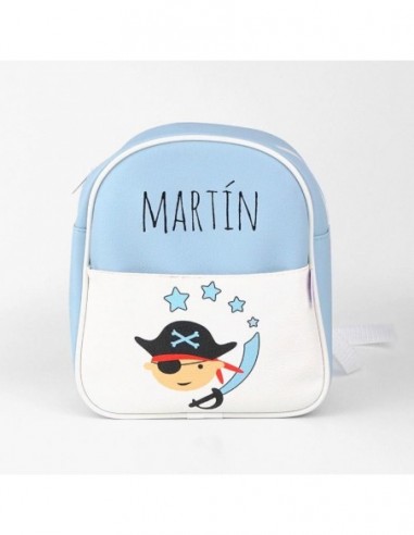 Mochila Pirata  Azul Personalizada