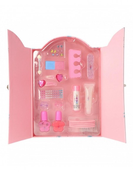 Estuche Armario con Set de Maquillaje