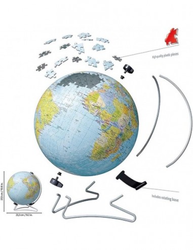 Puzzle 3D Globo 540 Piezas