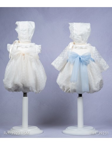 Pelele Muselina Topos con Capota