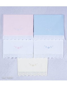 Babita piqué con rizo bordado