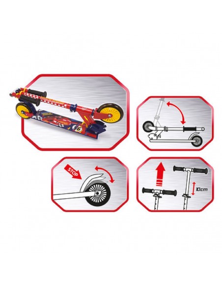 Patinete 2 Ruedas Cars Smoby