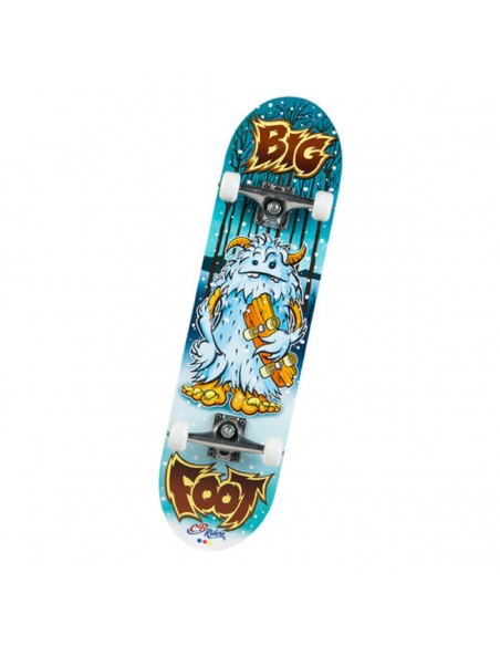 Monopatin Madera 79 x 20 CM Eje Aluminio- Rueda PVC