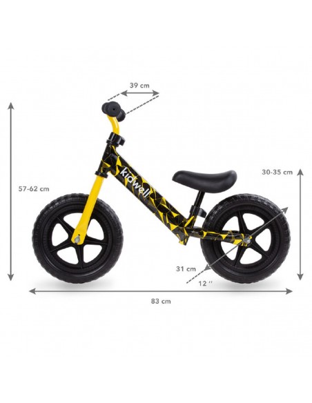 biccicleta de Equilibrio Rebel Amarilla